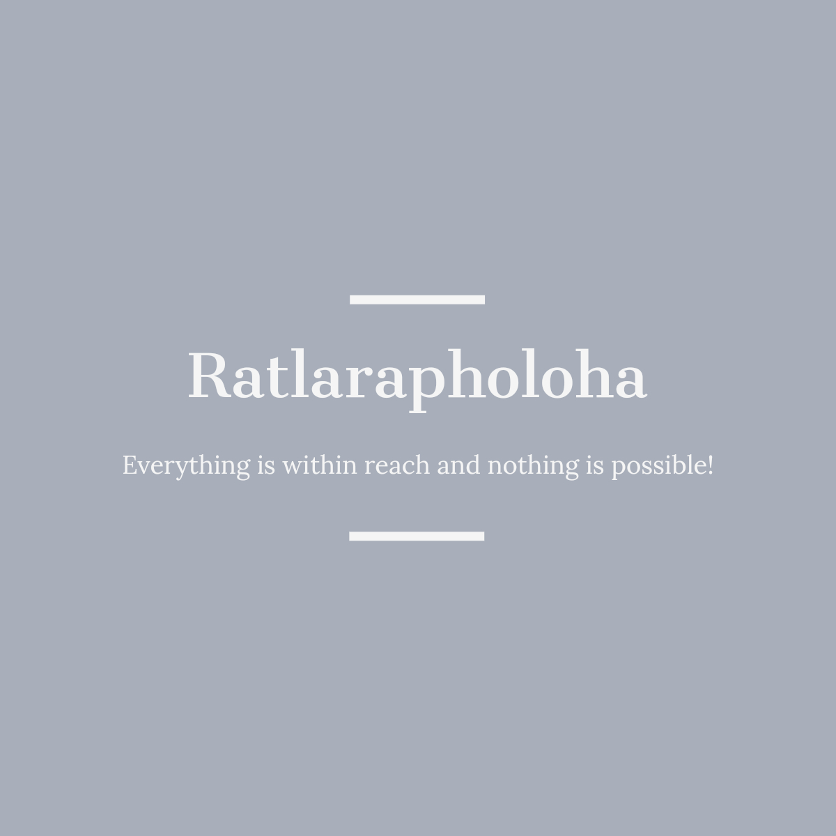 Ratlarapholoha Pty LTD
